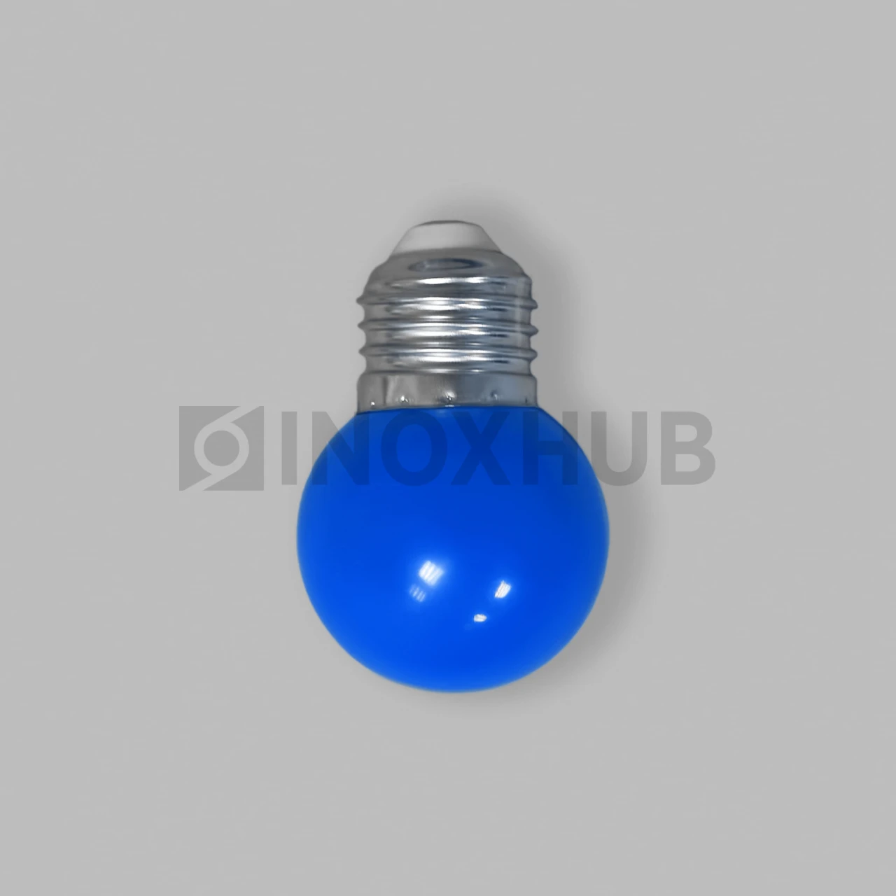 Лампочка для Белт-Лайта 220В, E27, 6 SMD, G45, 2Вт, СИНЯЯ, 059803 фото Иноксхаб