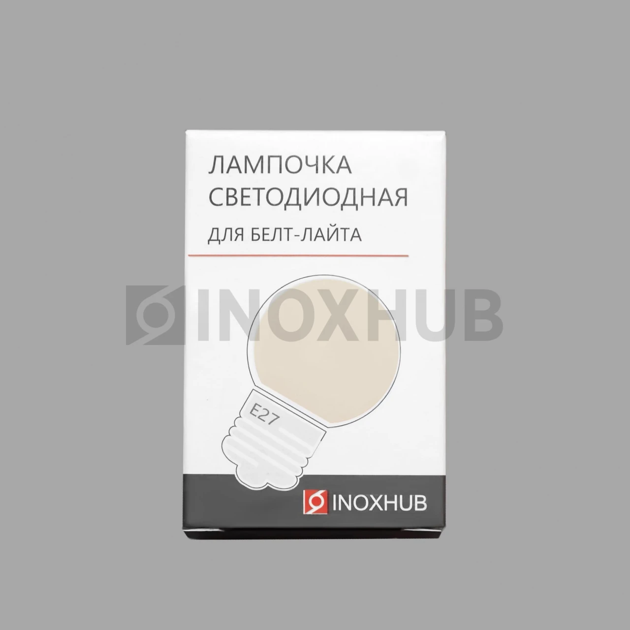 Лампочка для Белт-Лайта 220В, E27, 6 SMD, G45, 2Вт, ТЁПЛАЯ БЕЛАЯ, 059802 фото Иноксхаб
