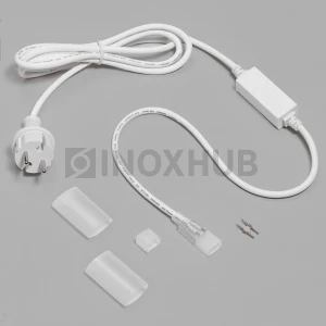 Комплект для INH-L01-FX816-120-220V, 1.5А, БЕЛЫЙ провод, 079801 фото Иноксхаб