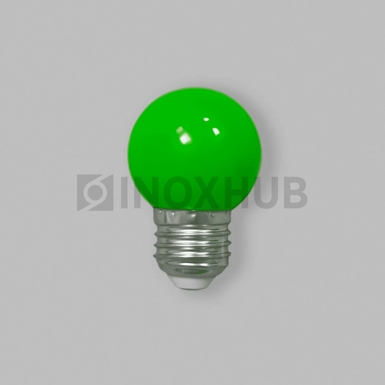 Лампочка для Белт-Лайта 220В, E27, 6 SMD, G45, 2Вт, ЗЕЛЕНАЯ, 059806 фото Иноксхаб