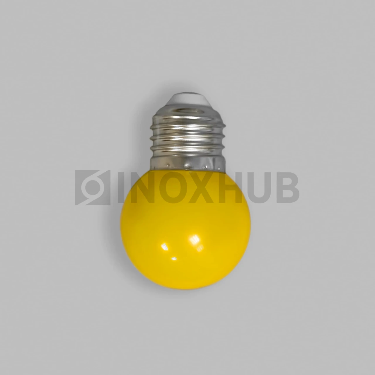 Лампочка для Белт-Лайта 220В, E27, 6 SMD, G45, 2Вт, ЖЕЛТАЯ, 059805 фото Иноксхаб