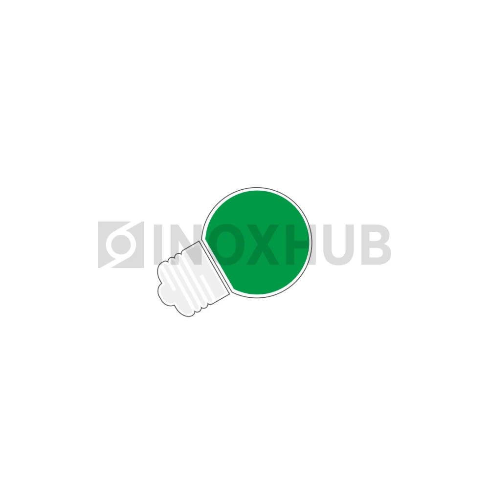 Лампочка для Белт-Лайта 220В, E27, 6 SMD, G45, 2Вт, ЗЕЛЕНАЯ, 059806 фото Иноксхаб