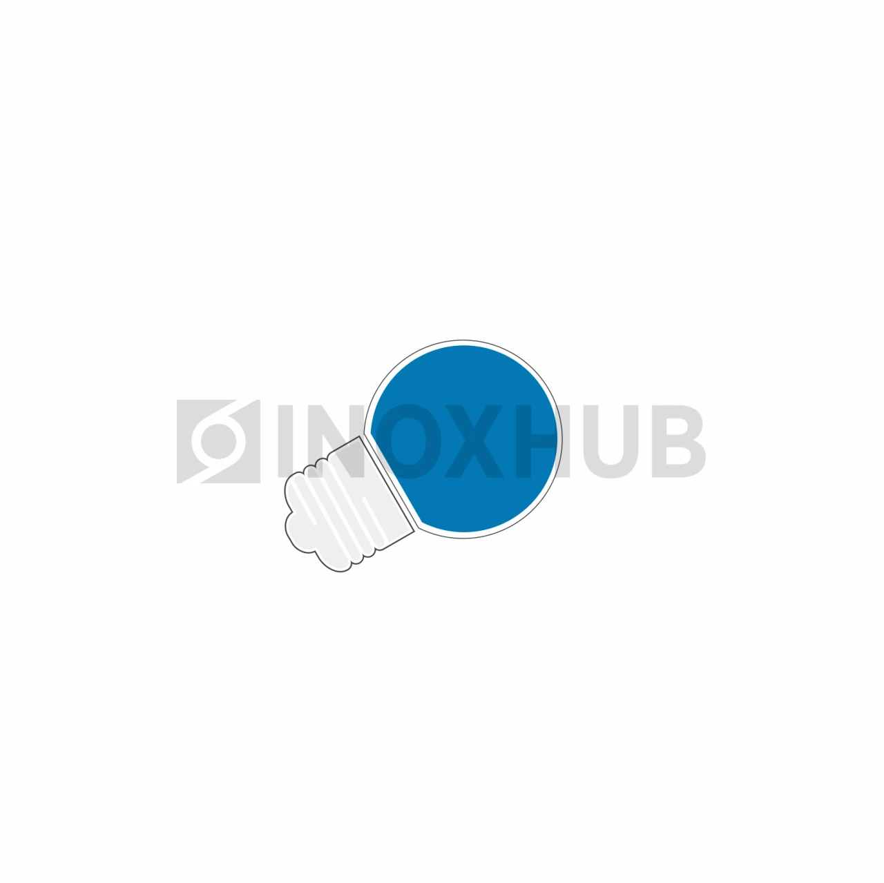 Лампочка для Белт-Лайта 220В, E27, 6 SMD, G45, 2Вт, СИНЯЯ, 059803 фото Иноксхаб